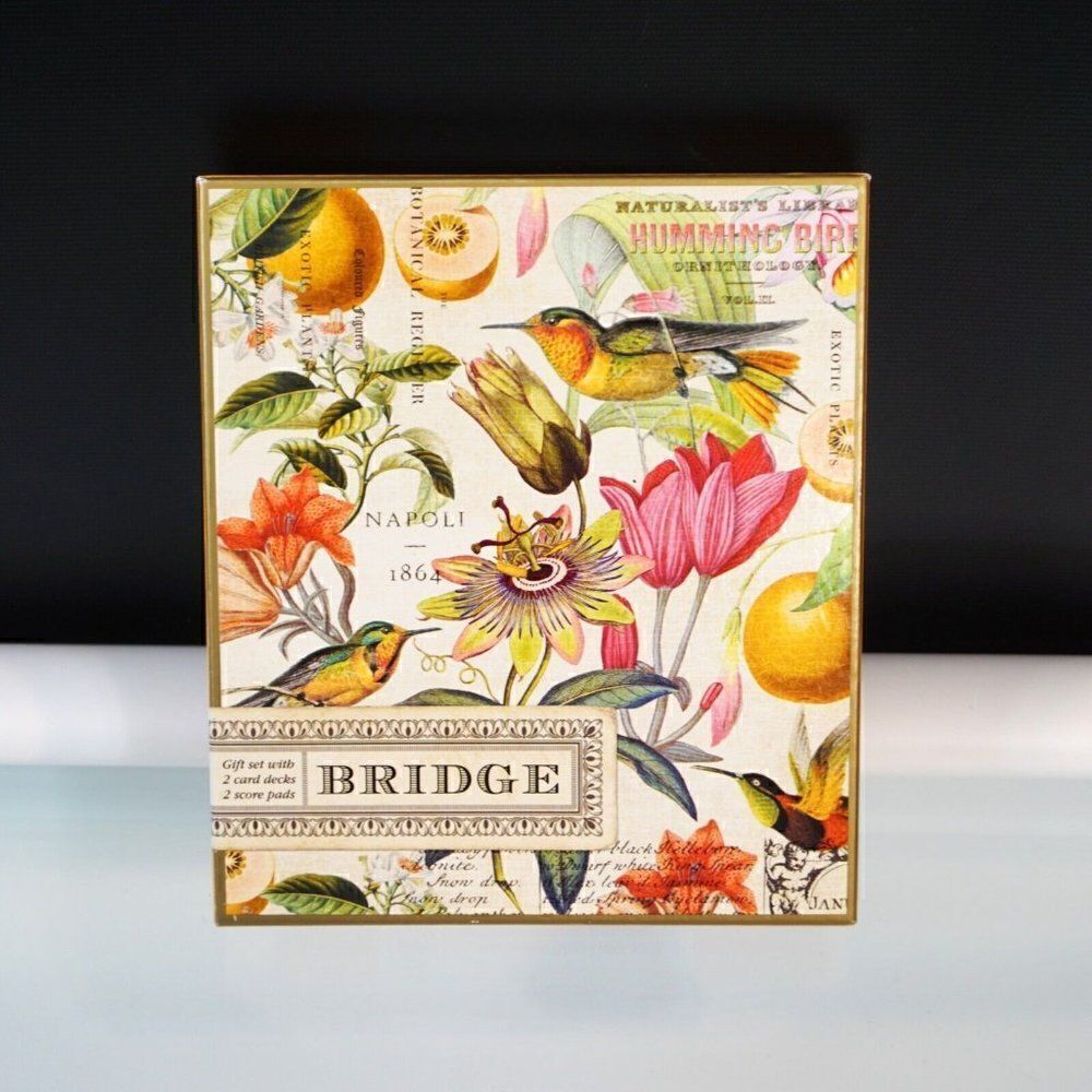 Neroli Bridge Card Gift Set Cards Score Pads Humming Bird Michel Design Works